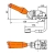 DŹWIGNIA REWERSU NEW HOLLAND 82034516